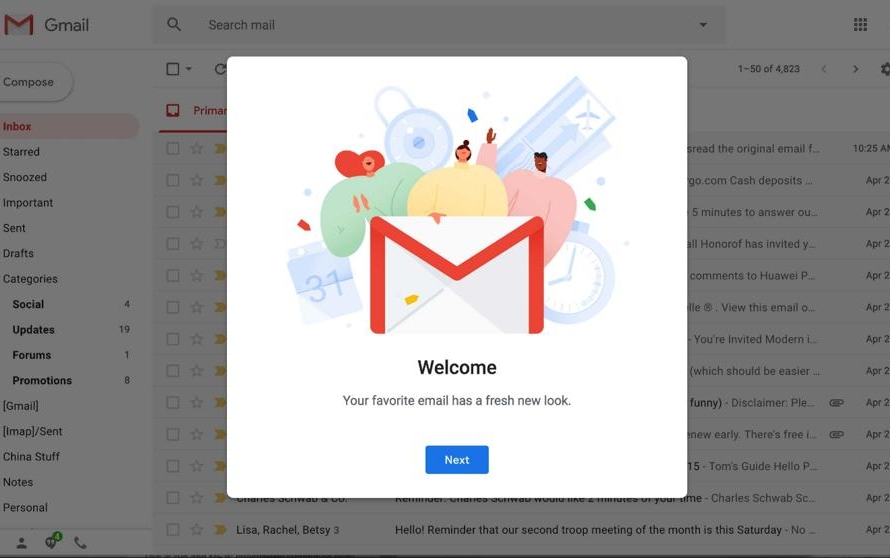 Gmail y su nueva interfaz